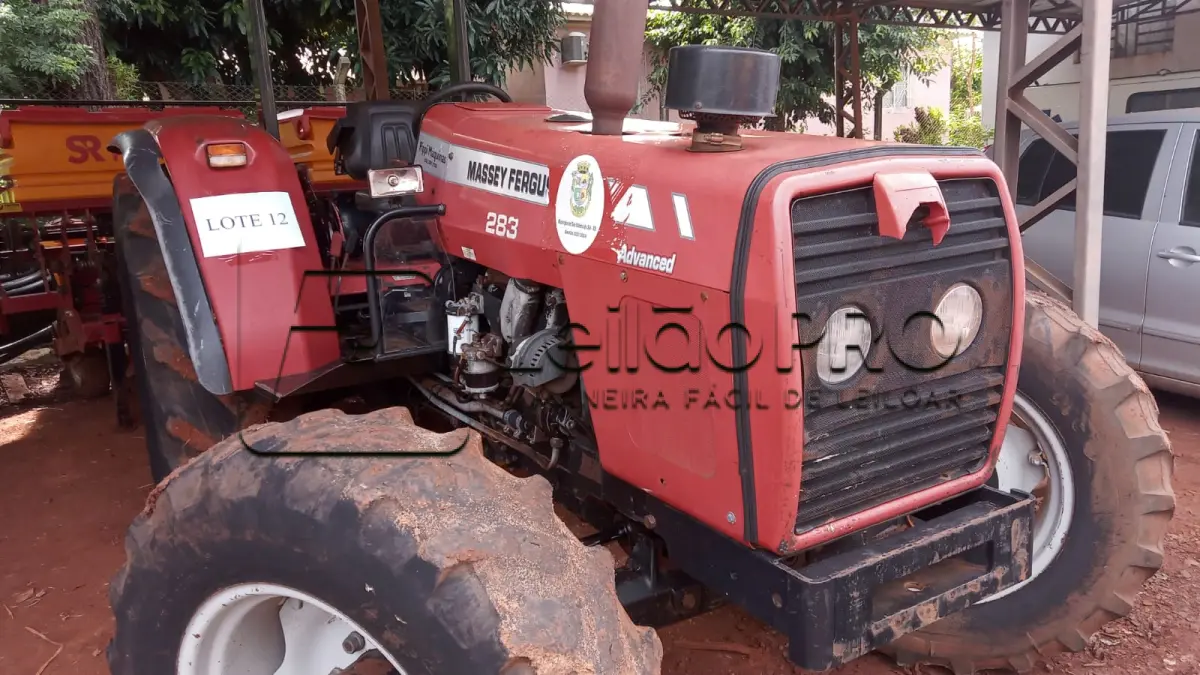 LOTE 012 - Trator MF 283 4x4 Advanced, 2002