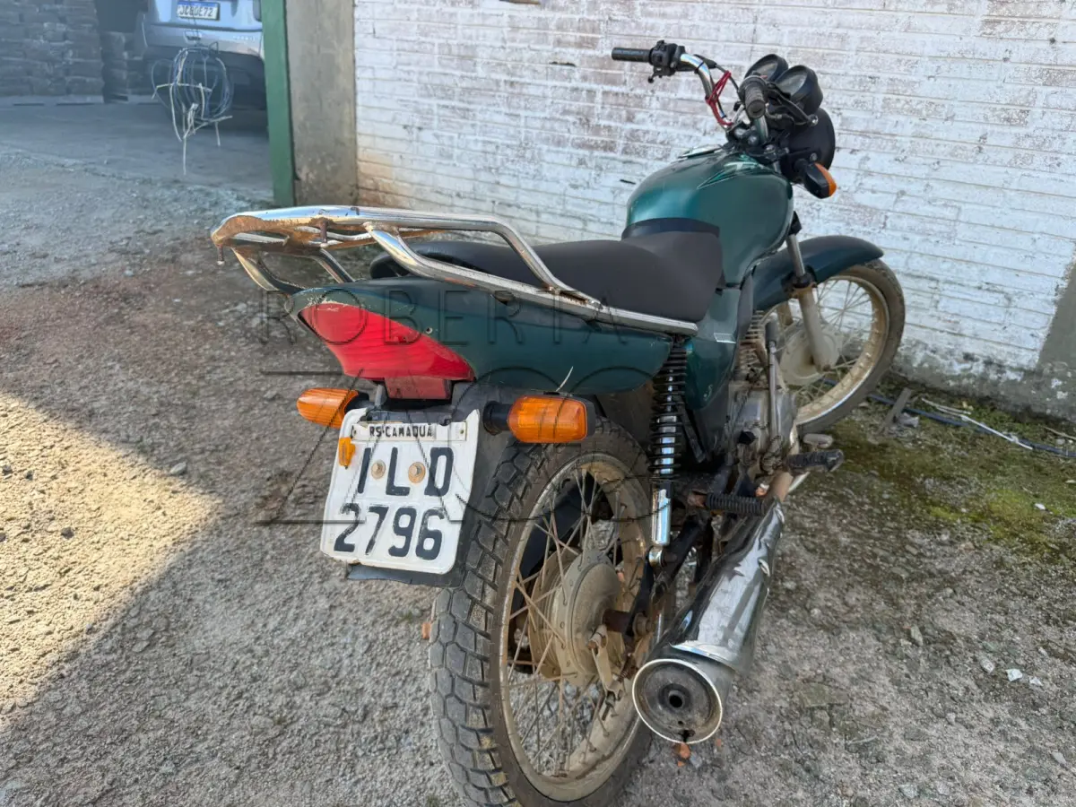 LOTE 001 - Motocicleta HONDA/CG 125 TITAN KS, Ano/Modelo 2003/2003