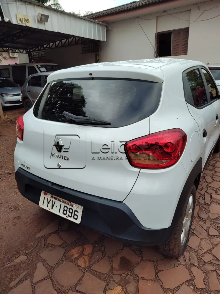 LOTE 009 - Automóvel RENAULT/KWID ZEN 10MT, ano 2019