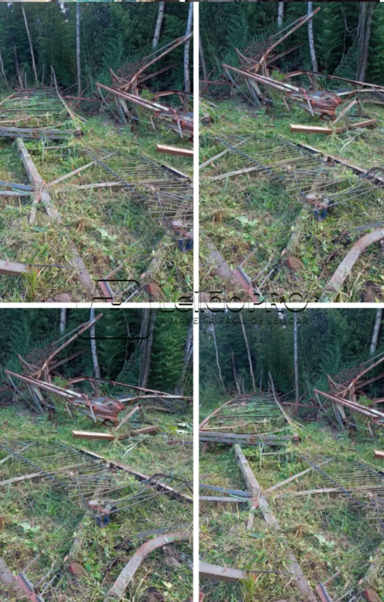 LOTE 019 - Ferragem da passarela, peso aproximado 7.000,00 Kg