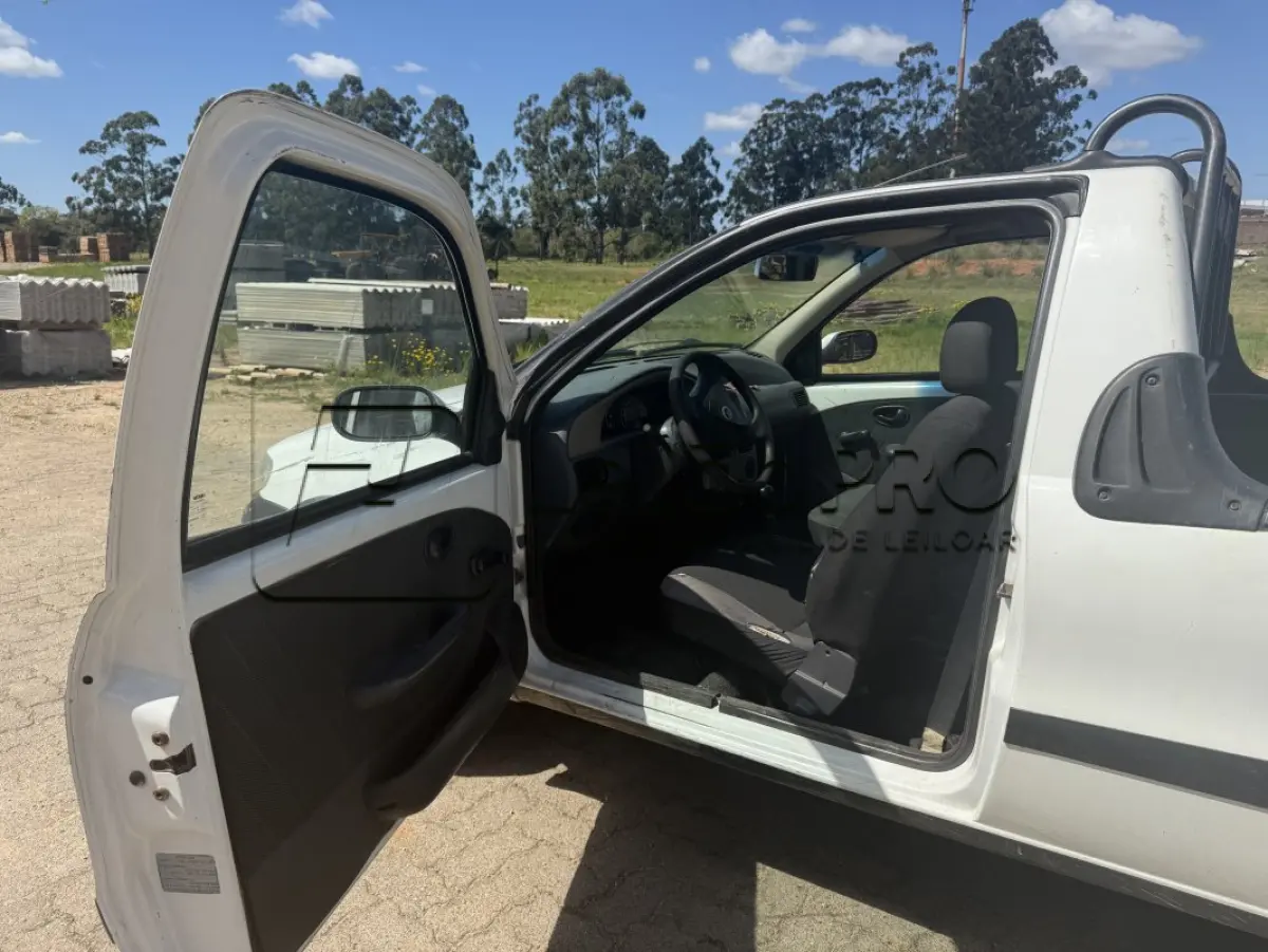 LOTE 001 - FIAT STRADA FIRE FLEX, ANO/MODELO 2008, COR: BRANCA