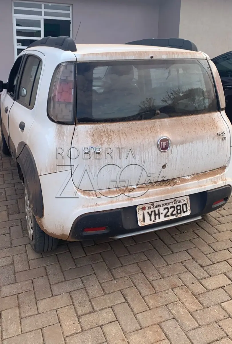 LOTE 003 - Fiat Uno Way 1.3, Ano/Modelo 2017/2018, Branco