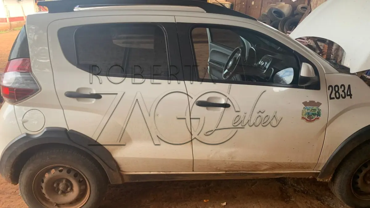 LOTE 005 - Automóvel Marca: Fiat - Modelo: Mobi Way - Ano/Modelo: 2017/2018 - 04 portas - 05 Passageiros - 75 CV - Cor: Branca .