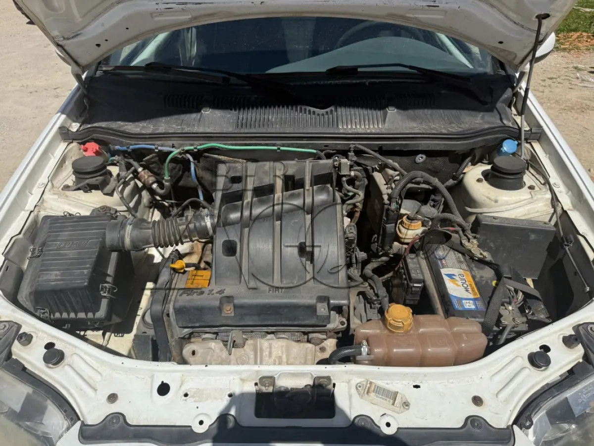 LOTE 001 - FIAT STRADA FIRE FLEX, ANO/MODELO 2008, COR: BRANCA