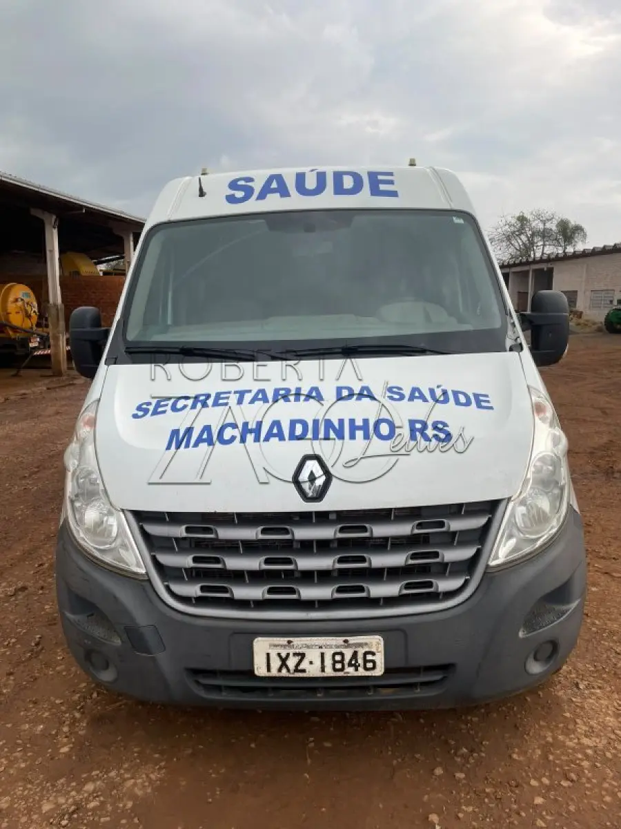 LOTE 002 - VEICULO, RENAULT/MASTER CLASSYVAN, ANO FAB/MOD: 2017/2018, POTÊNCIA 130 CV, LOTAÇÃO 16 PASSAGEIRO NA COR BRANCA.