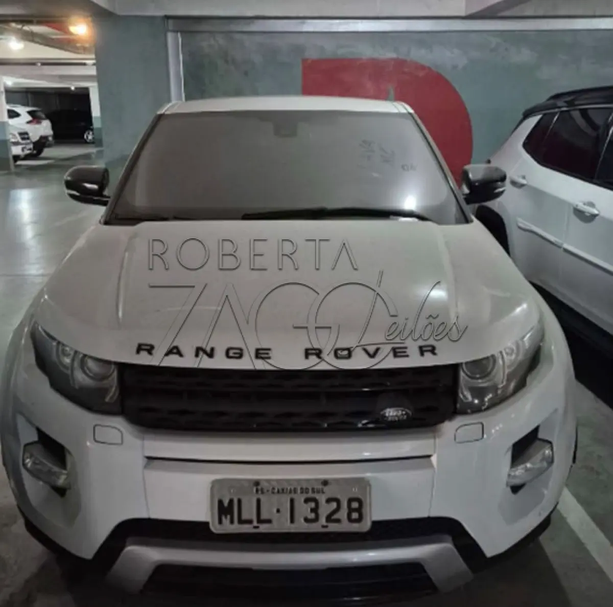 LOTE 016 - Automóvel I/LR Evoque Dynamique 5D, placa MLL-1328, ano/modelo 2013/2013, cor branca.