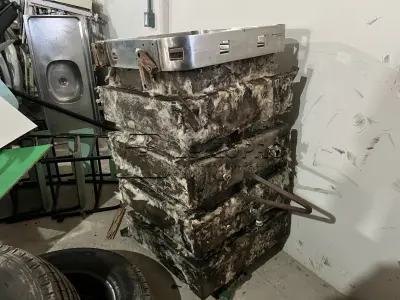 LOTE 033 - Sucata de autoclave de inox