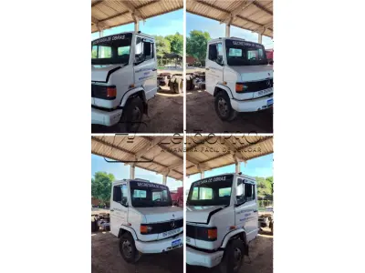 LOTE 009 - Caminhão Mercades Benz 709, cor branca, ano/modelo 1991/1991