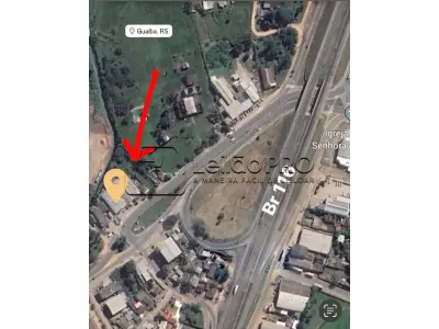 LOTE 001 - 50% do Imóvel Comercial  no Bairro Shell em Guaíba/RS com área total de  814,20 m2