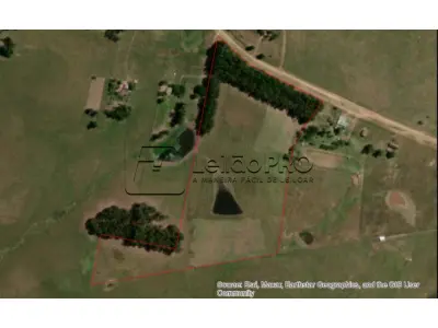 LOTE 002 - UMA FRAÇÃO DE CAMPO, sem construção com área de 12,0751 ha, encerrada num perímetro de 1.898,71 m, denominada Área de Fontouras - Gleba B, situado no 5º Subdistrito deste Município