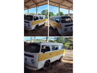 LOTE 007 - Kombi Volkswagen, cor branca, ano/modelo 2005/2005.