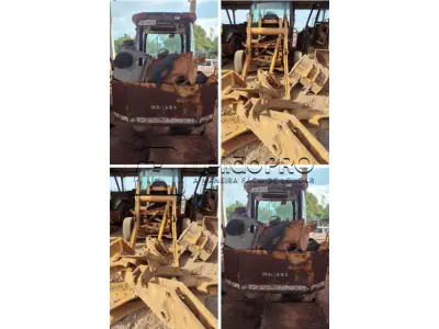 LOTE 012 - Retroescavadeira Caseottomaq 580 L2 ano 2009 – Chassi N9AH15422 - Cor amarela, removido a lança, cod. patrim. 30962