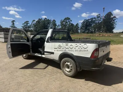 LOTE 001 - FIAT STRADA FIRE FLEX, ANO/MODELO 2008, COR: BRANCA