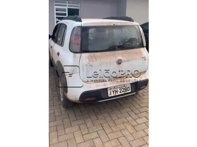 LOTE 003 - Fiat Uno Way 1.3, Ano/Modelo 2017/2018, Branco