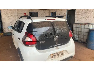 LOTE 005 - Automóvel Marca: Fiat - Modelo: Mobi Way - Ano/Modelo: 2017/2018 - 04 portas - 05 Passageiros - 75 CV - Cor: Branca .