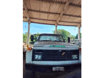 LOTE 010 - Caminhão Chevrolet, cor branca, ano/modelo 1990/1990.