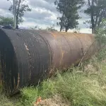 LOTE 045 - Tonel usado com diesel. Volume aproximado 9.000 litros