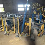 LOTE 036 - Sucata de ferro de equipamentos de academia de rua