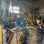 LOTE 036 - Sucata de ferro de equipamentos de academia de rua