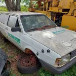 LOTE 026 - Veículo hatch, marca Volkswagen, modelo Parati, ano 1988