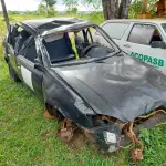 LOTE 025 - Veículo Sedan, marca GM, modelo Classic LS, ano/modelo 2016, placas IXK 2061