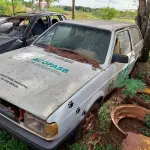 LOTE 026 - Veículo hatch, marca Volkswagen, modelo Parati, ano 1988