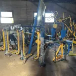LOTE 036 - Sucata de ferro de equipamentos de academia de rua
