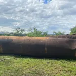 LOTE 045 - Tonel usado com diesel. Volume aproximado 9.000 litros