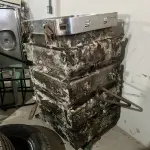 LOTE 033 - Sucata de autoclave de inox
