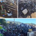 LOTE 005 - Lote de sucata metálica.