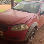 LOTE 002 - Camionete Fiat Strada Working CS, Ano/Modelo 2013/2014, Vermelha