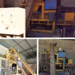 LOTE 015 - Maquina de confeccionar Bloquetes, Codigo de patrimonio 31839, em funcionamento .