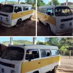LOTE 007 - Kombi Volkswagen, cor branca, ano/modelo 2005/2005.
