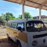 LOTE 007 - Kombi Volkswagen, cor branca, ano/modelo 2005/2005.