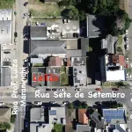 LOTE 001 - Excelente Imóvel na Rua Sete de Setembro nº 727, esquina com a Rua Professora Luiza Maraninche com 412,50 m2 em Camaquã/RS