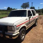 LOTE 001 - FORD F1000 SS, Cor Branca, Ano/Modelo 1992/1993