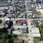 LOTE 001 - Excelente Imóvel na Rua Sete de Setembro nº 727, esquina com a Rua Professora Luiza Maraninche com 412,50 m2 em Camaquã/RS