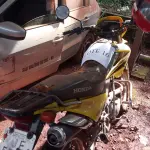LOTE 016 - Motocicleta marca Honda Bros 150 cc. Ano 2007